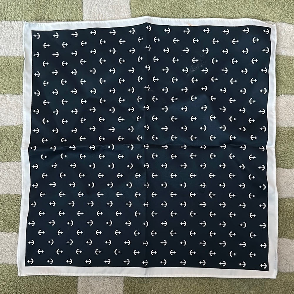 Bloomingdales Nautical Anchor Print Scarf